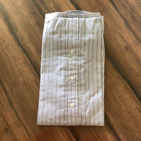 NWT Men’s Vintage Hart Schaffner & Marx Imported Cotton Button Down Shirt XL - Picture 2 of 4